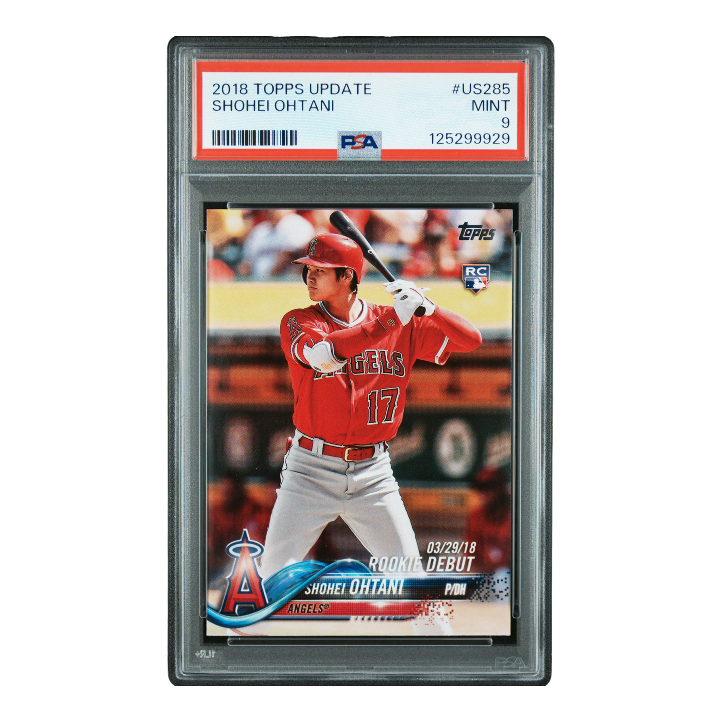 2018 TOPPS UPDATE #US285 SHOHEI OHTANI