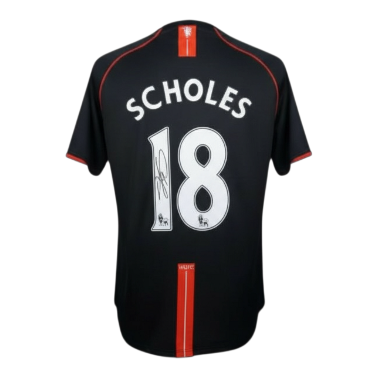 Paul Scholes Signed Manchester United Nike Authentic Jersey (Beckett)