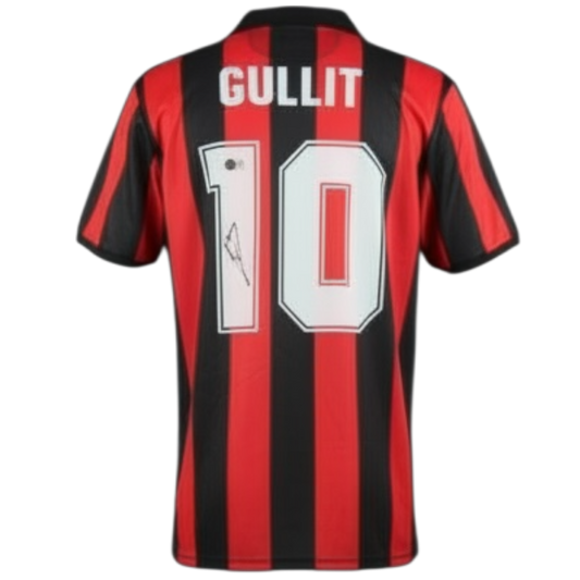 Ruud Gullit Signed AC Milan Adidas Authentic Jersey (Beckett)
