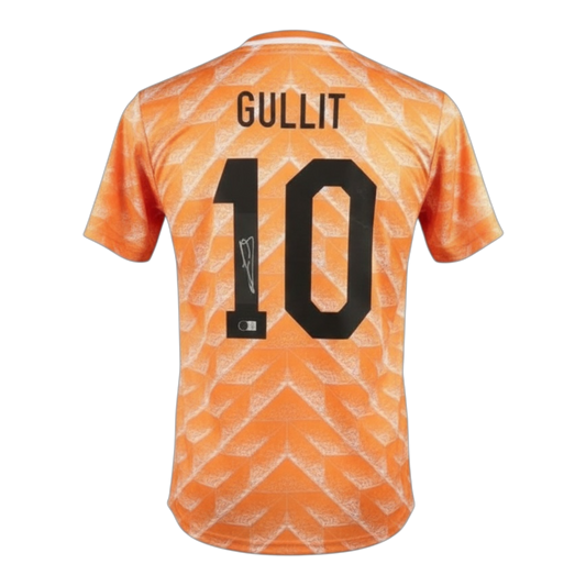 Ruud Gullit Signed Netherlands Jersey (Beckett)