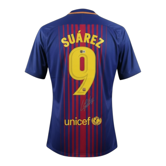 Luis Suarez Signed FC Barcelona Nike Authentic Jersey (Beckett)