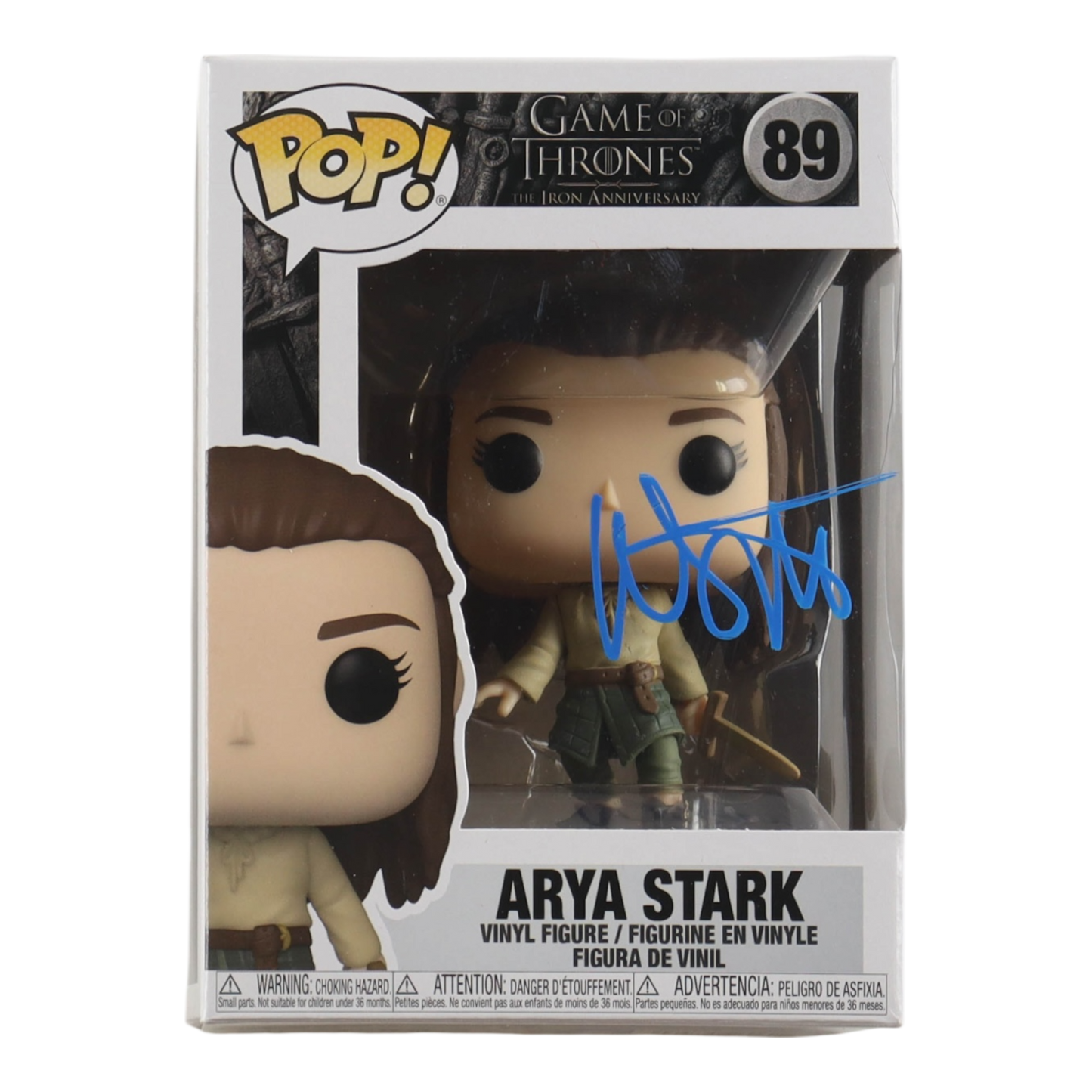 Maisie Williams Signed "Game Of Thrones: The Iron Anniversary" #89 Arya Stark Funko (JSA)