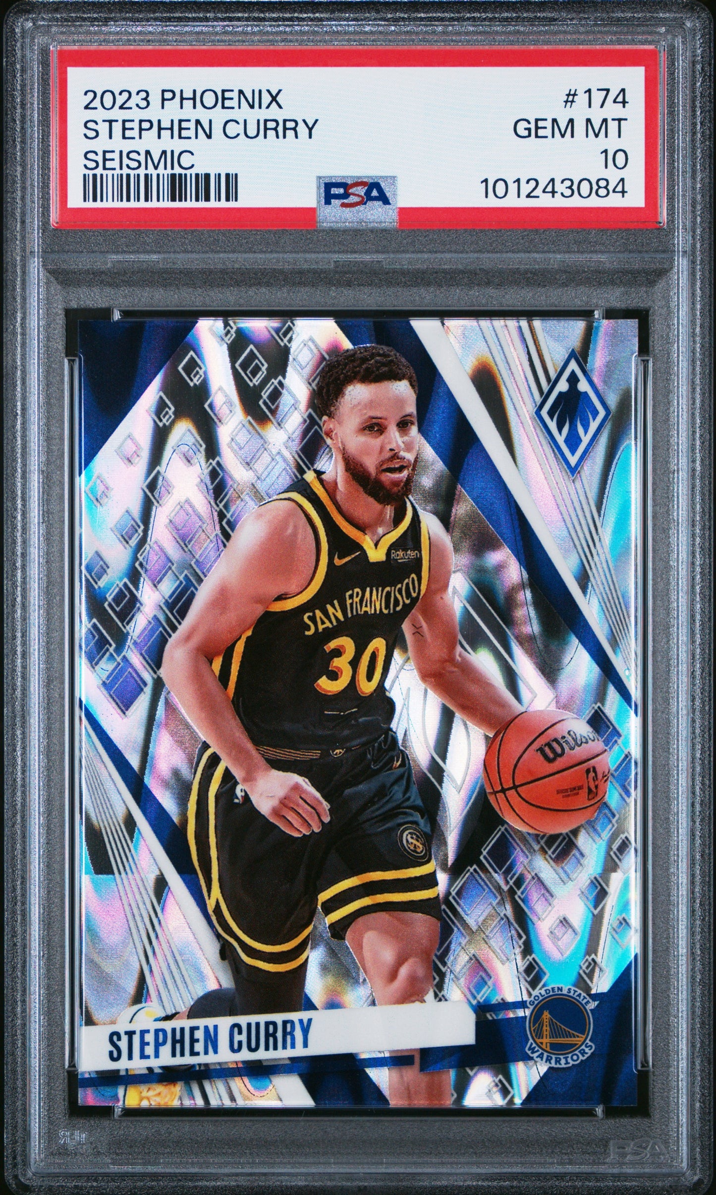 2023 PANINI PHOENIX #174 STEPHEN CURRY SEISMIC