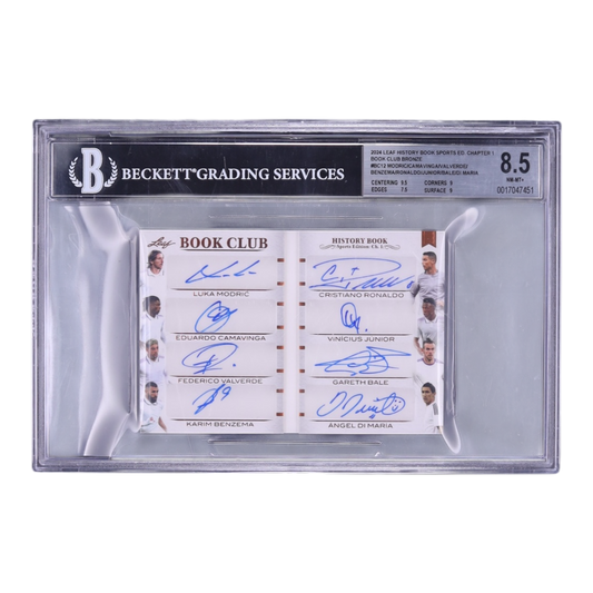 2024 Leaf Modric Camavinga Valverde Benzema Ronaldo Junior Bale Di maria AUTO