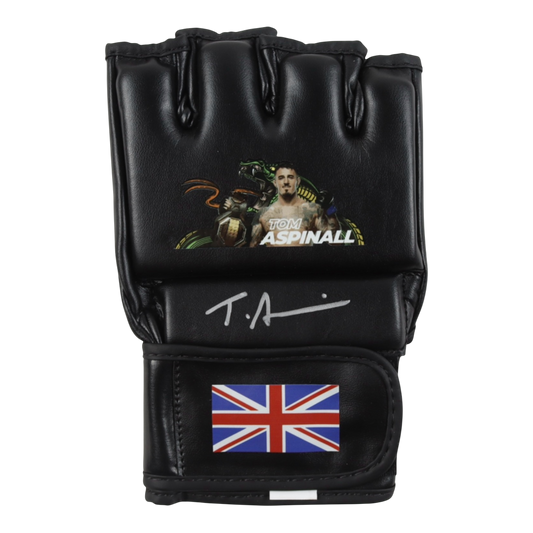 Tom Aspinall Signed Custom Great Britain MMA Glove