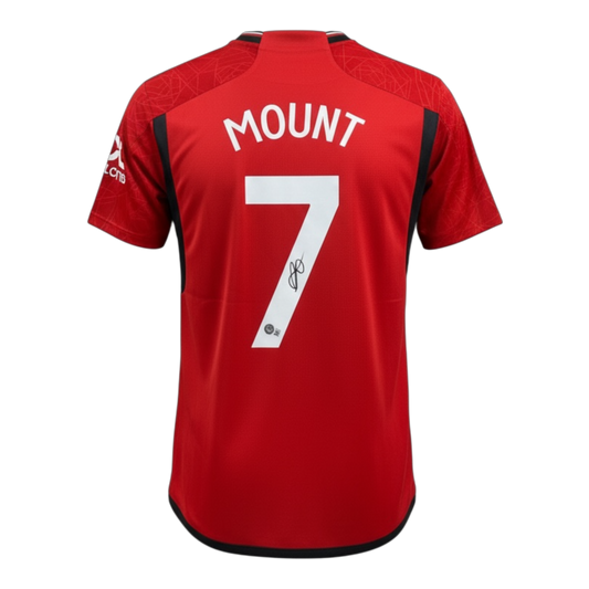 Mason Mount Signed Manchester United Adidas Authentic Jersey
