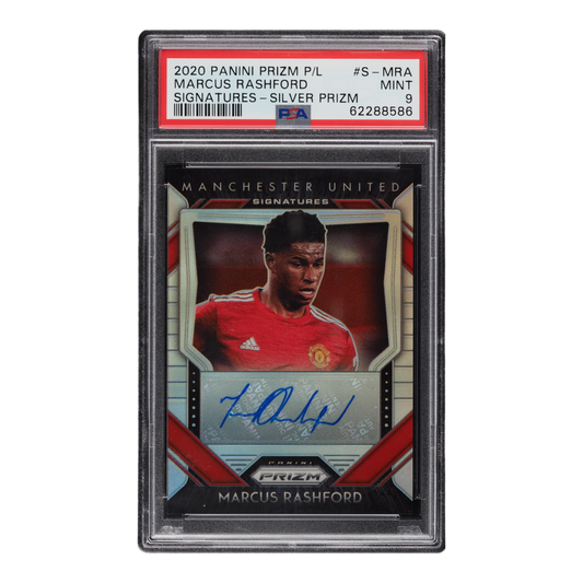 2020 Panini Prizm Premier League Signatures Silver Marcus Rashford